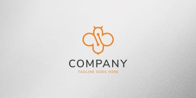 Infinity Tech Bee Logo Template