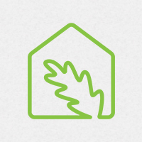 Oak Leaf House Logo Template