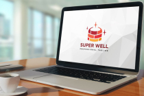 Creative Super Well Logo Design Screenshot 2