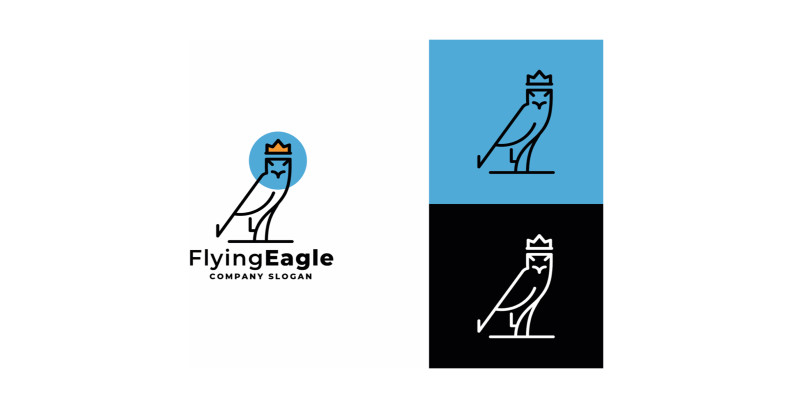 Flying Eagle Logo Template