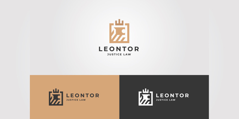 Legal Lion Logo Template