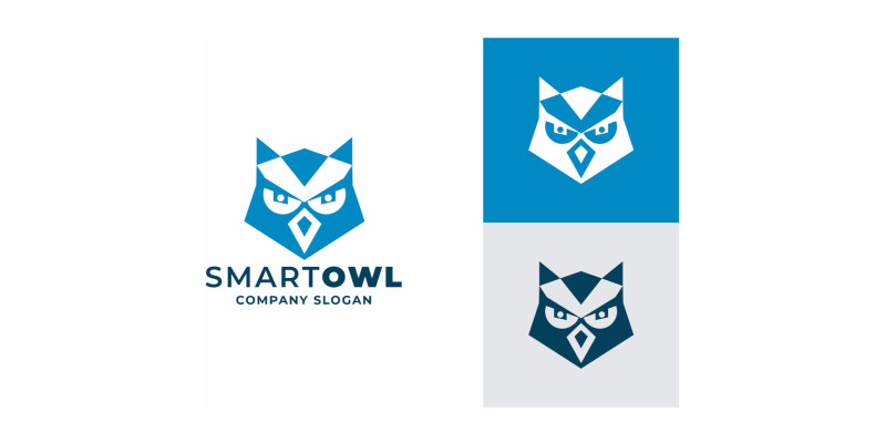 Smart Owl Logo Template