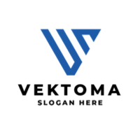 Vektoma - Letter V Logo