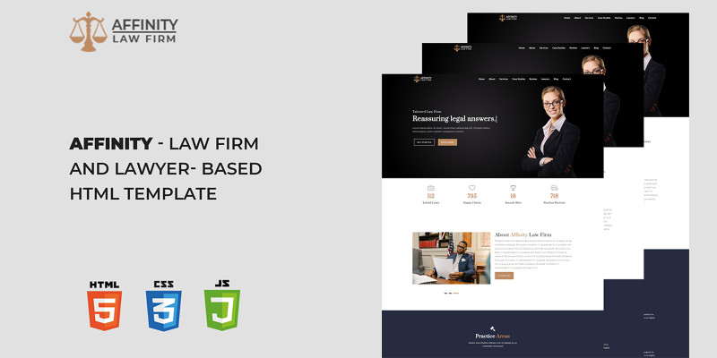 Affinity – Lawyers and Law Firm HTML Template