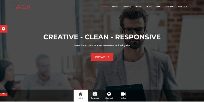 Ratio - Digital  Agency Website Template