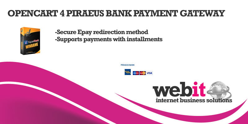 Piraeus Bank - OpenCart 4 Plugin