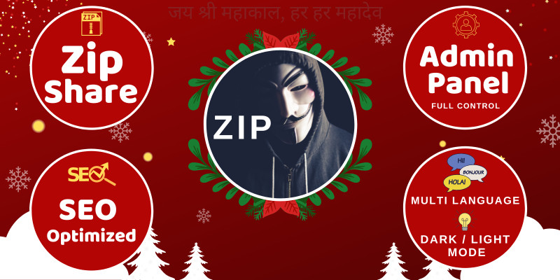 ZipShare - Anonymous Zip Sharing PHP Script