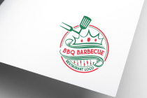 BBQ Barbecue Grill Restaurant Logo Screenshot 5
