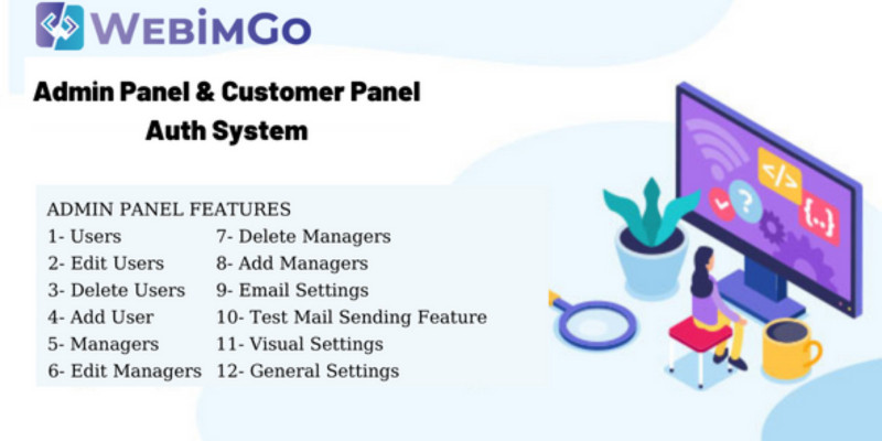 CI Startup Admin Panel and Customer Panel