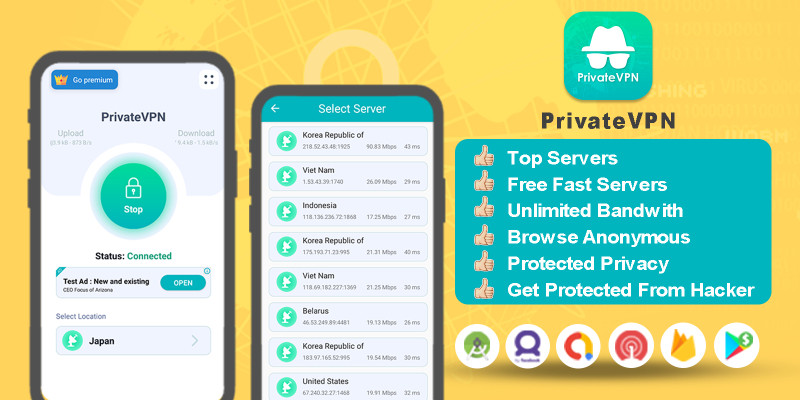 Private VPN App - Android VPN Source Code