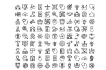 Skill Management Bold outline Icons Screenshot 1
