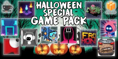 10 Halloween Buildbox Games Bundle