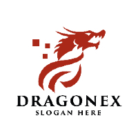 Pixel Dragon Logo