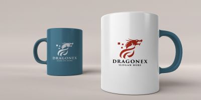 Pixel Dragon Logo