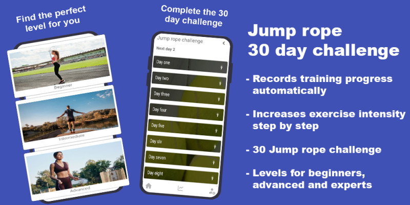 Jump Rope 30 Day Challenge - Android App