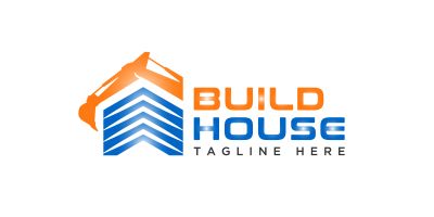 Build House Construction Logo Design