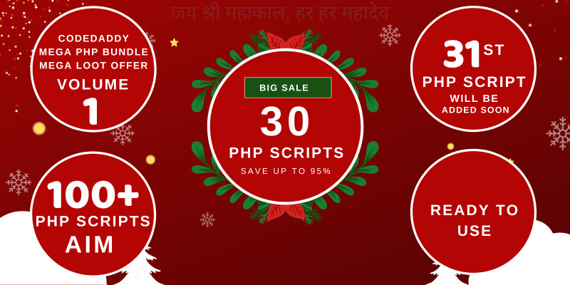 Mega PHP Scripts Bundle Loot Offer Volume 1