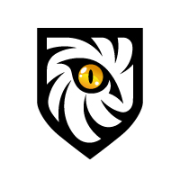 Lion Eye Shield Security Logo Design