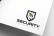 Lion Eye Shield Security Logo Design Screenshot 1