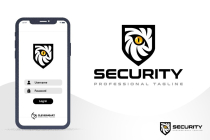 Lion Eye Shield Security Logo Design Screenshot 4