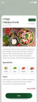 Vegan Meal Plan App - Adobe XD Mobile UI Kit  Screenshot 13