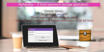 MyPassBox - Local Password Storage Application Pyt