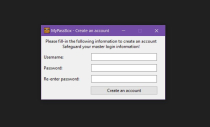 MyPassBox - Local Password Storage Application Pyt Screenshot 1