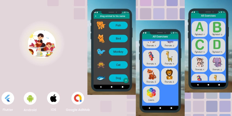 Learning Kids -  Flutter App Source