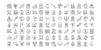 Halloween Outline Color and Glyph Vector Icons Screenshot 3