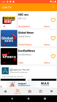 Super Live TV And News App With Admin Panel Screenshot 2