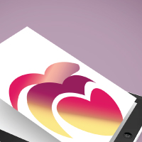 Love Apple Fruit Logo