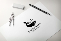 Digital Whale Logo Template Screenshot 1