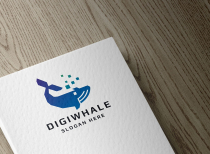 Digital Whale Logo Template Screenshot 3