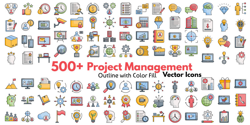 Project Management Vector Icon