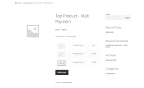 Multi Time - Recurring Product Payment WordPress Screenshot 1