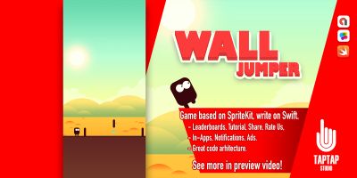 Wall Jumper - iOS Source Code