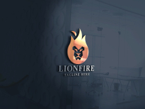 Lion Fire Logo Screenshot 1