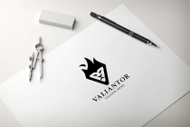 Valiant Lion Letter V Logo Screenshot 1