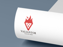 Valiant Lion Letter V Logo Screenshot 3