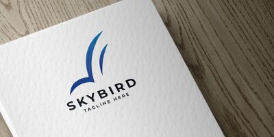 Sky Bird Animal Logo