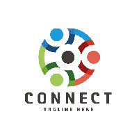 Connection Human Business Logo