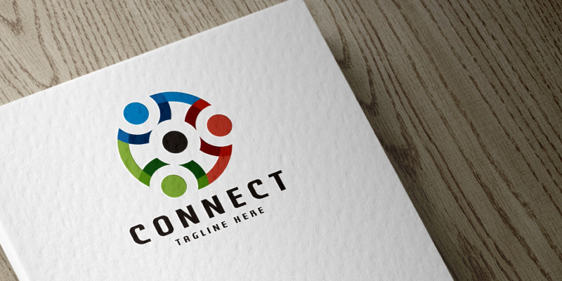 Connection Human Business Logo