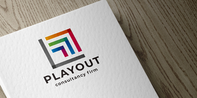 Playout Growth Arrow Logo