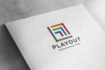 Playout Growth Arrow Logo Screenshot 2