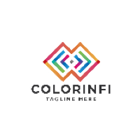 Colorful Infinity Symbol Logo