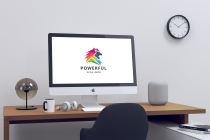 Powerful Lion King  Logo Screenshot 2