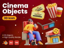 3Dcuts - 3D Movie Icons pack Screenshot 1