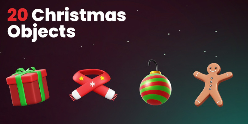Snowgift - Christmas 3D Icons collection