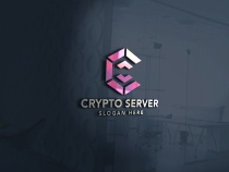Crypto Server Letter C Logo Screenshot 2