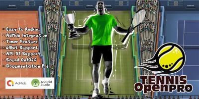Tennis Open Pro - Android Studio Template